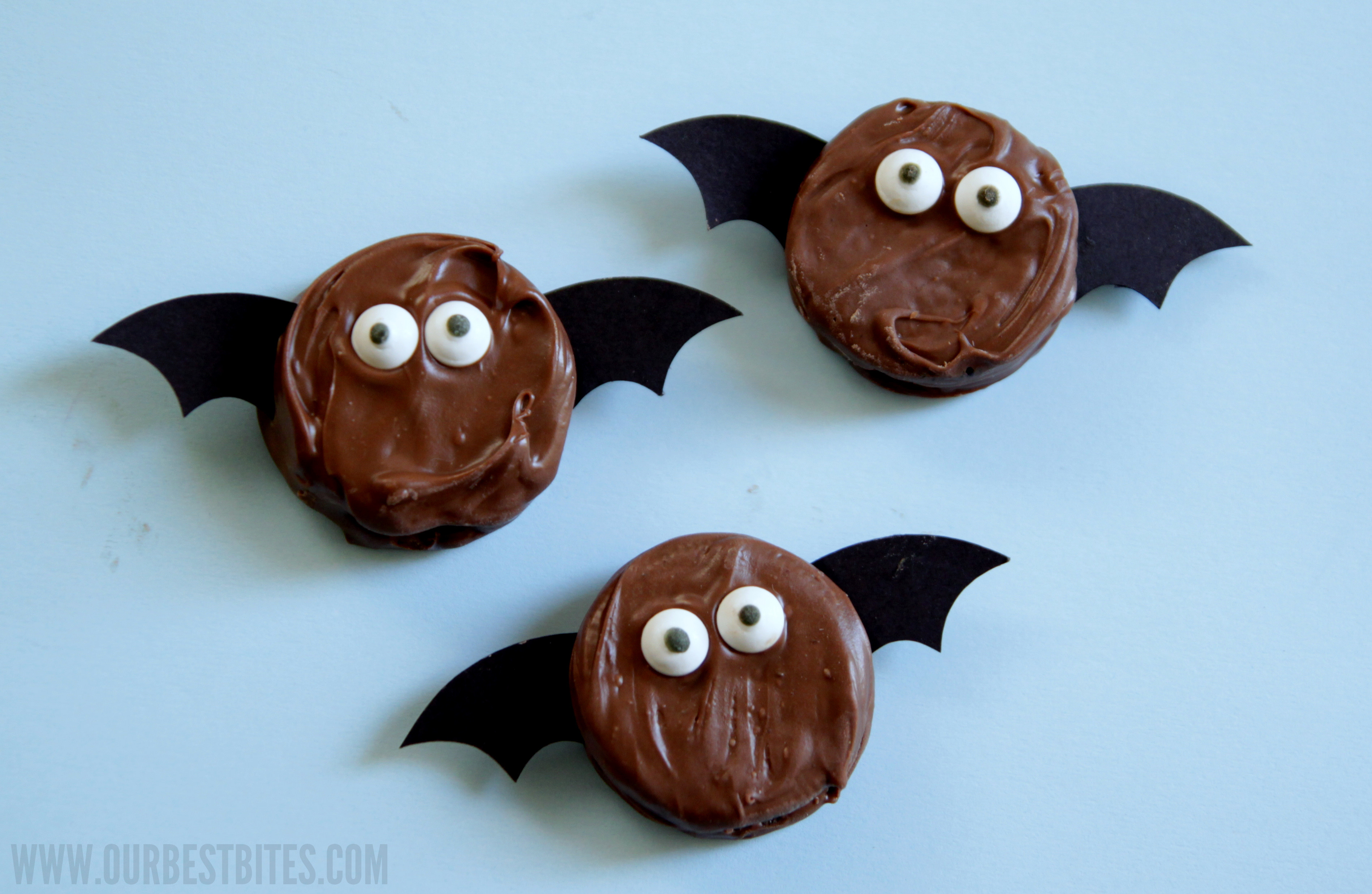 Halloween Bat Cookies
 Not So Spooky Oreo Bats
