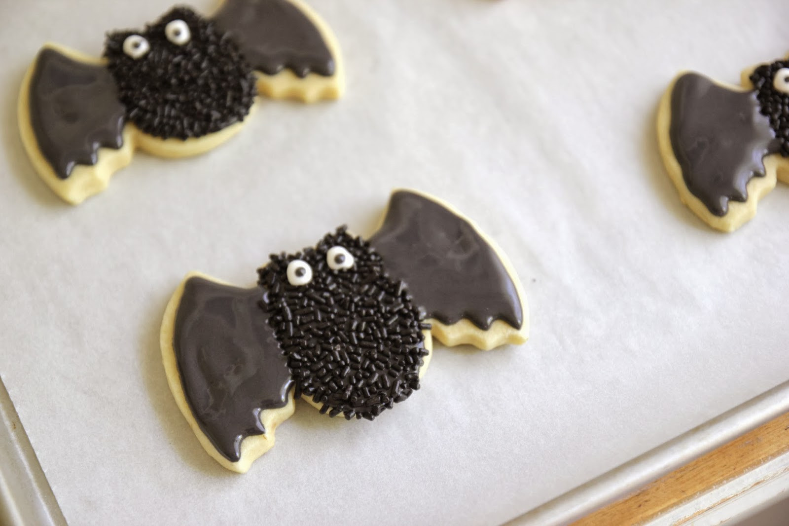 Halloween Bat Cookies
 Jenny Steffens Hobick Spooky Bat Sugar Cookies