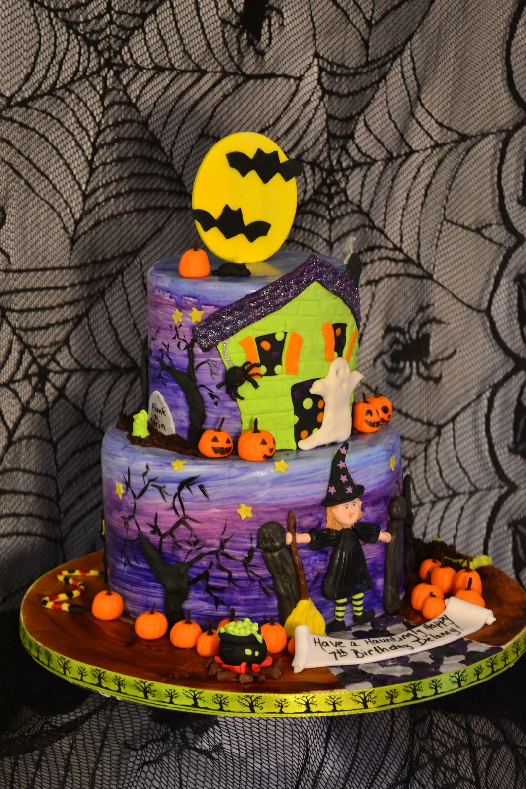Halloween Birthday Cupcakes
 Oh just put a cupcake in it Halloween birthday cake