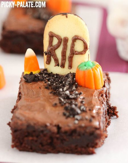 Halloween Brownies Ideas
 Fudgy Graveyard Brownies Ideas for the House