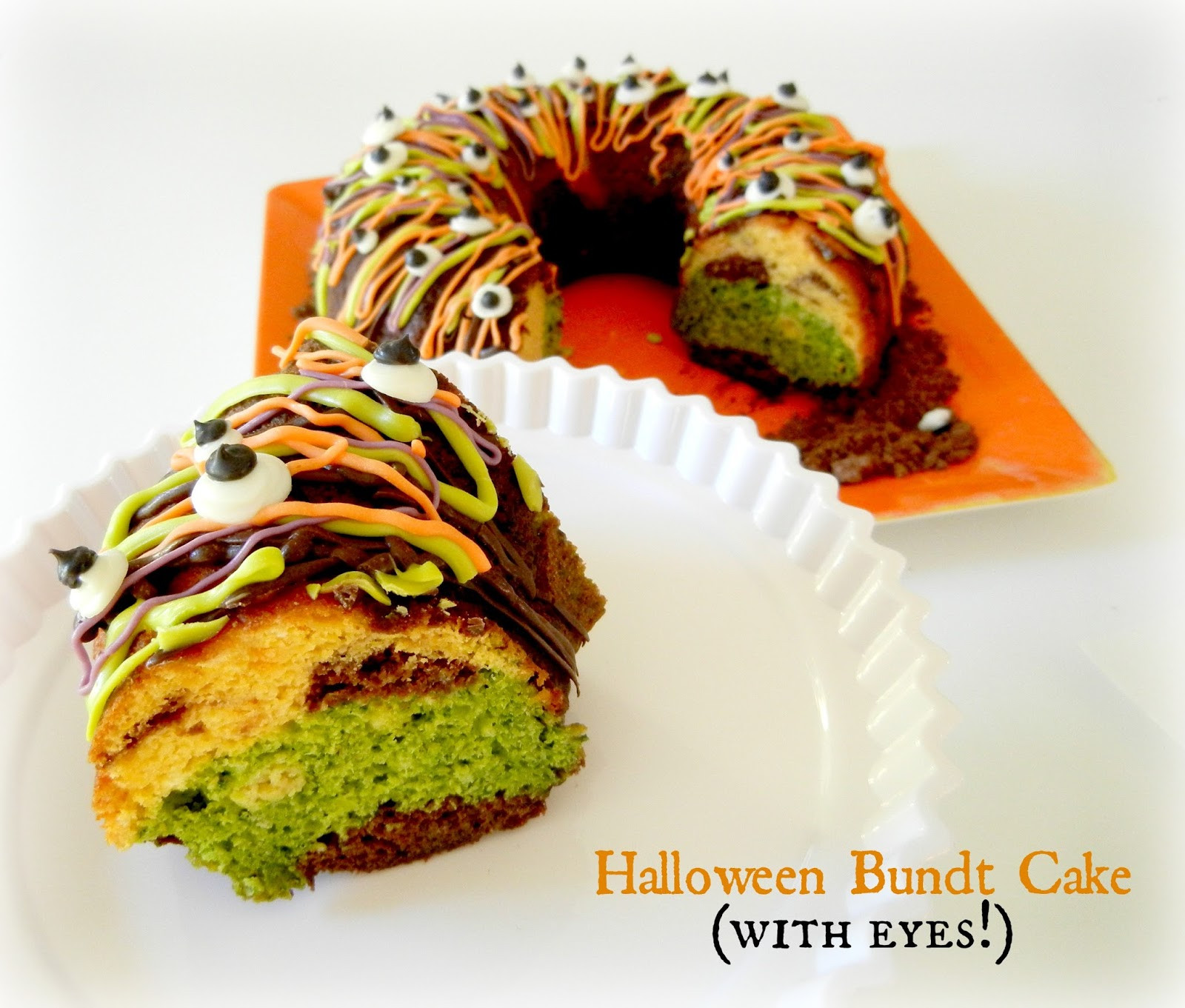 Halloween Bundt Cake
 Sugar Swings Serve Some Tri color Halloween Bundt Cake