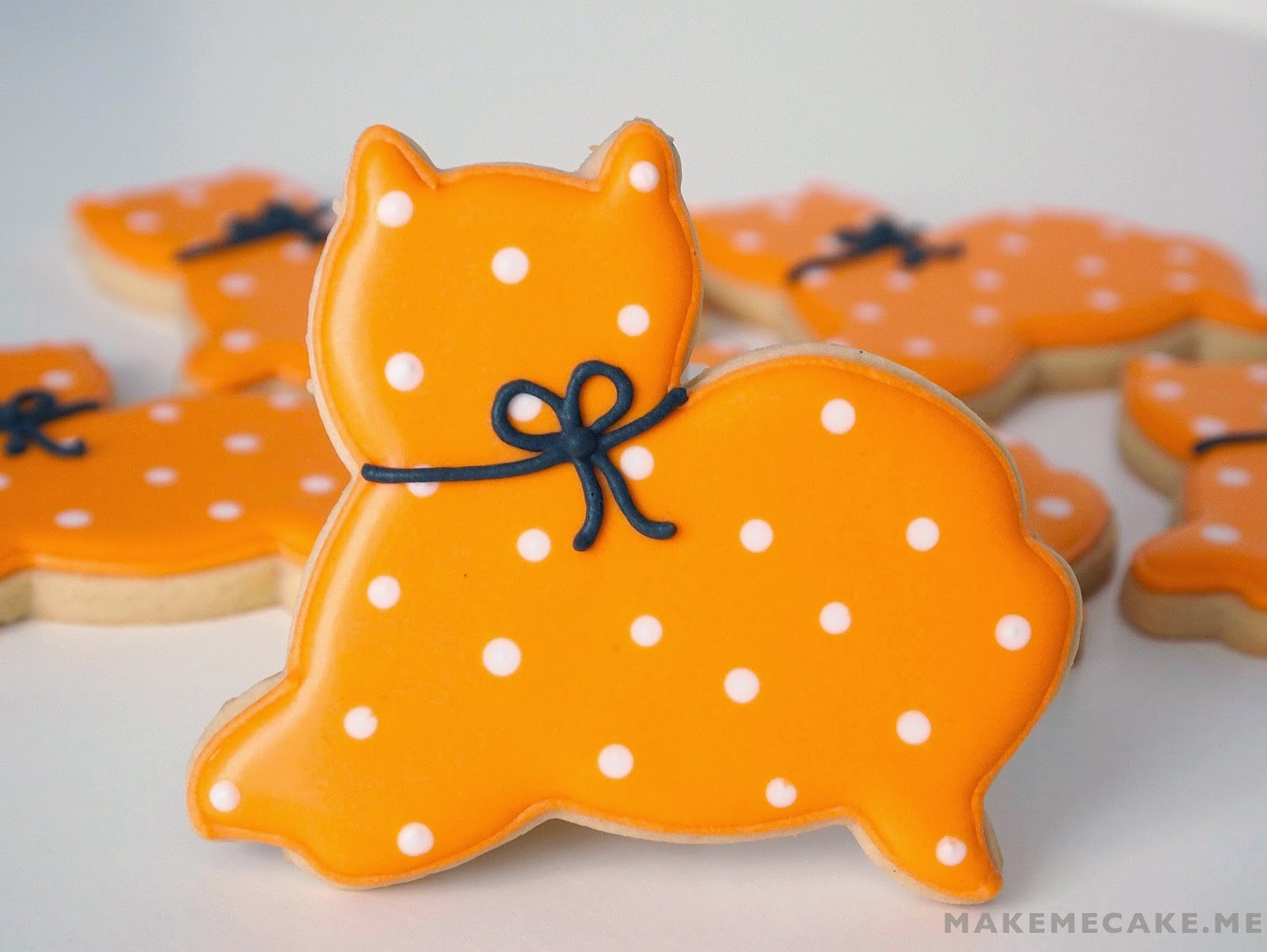 Halloween Cat Cookies
 Mighty Delighty Purrfectly Simple Halloween Cat Cookies