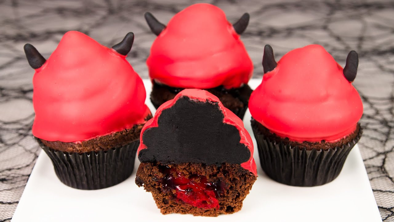 Halloween Cookies And Cupcakes
 Devil s Food Cake Halloween Cupcakes from Cookies Cupcakes