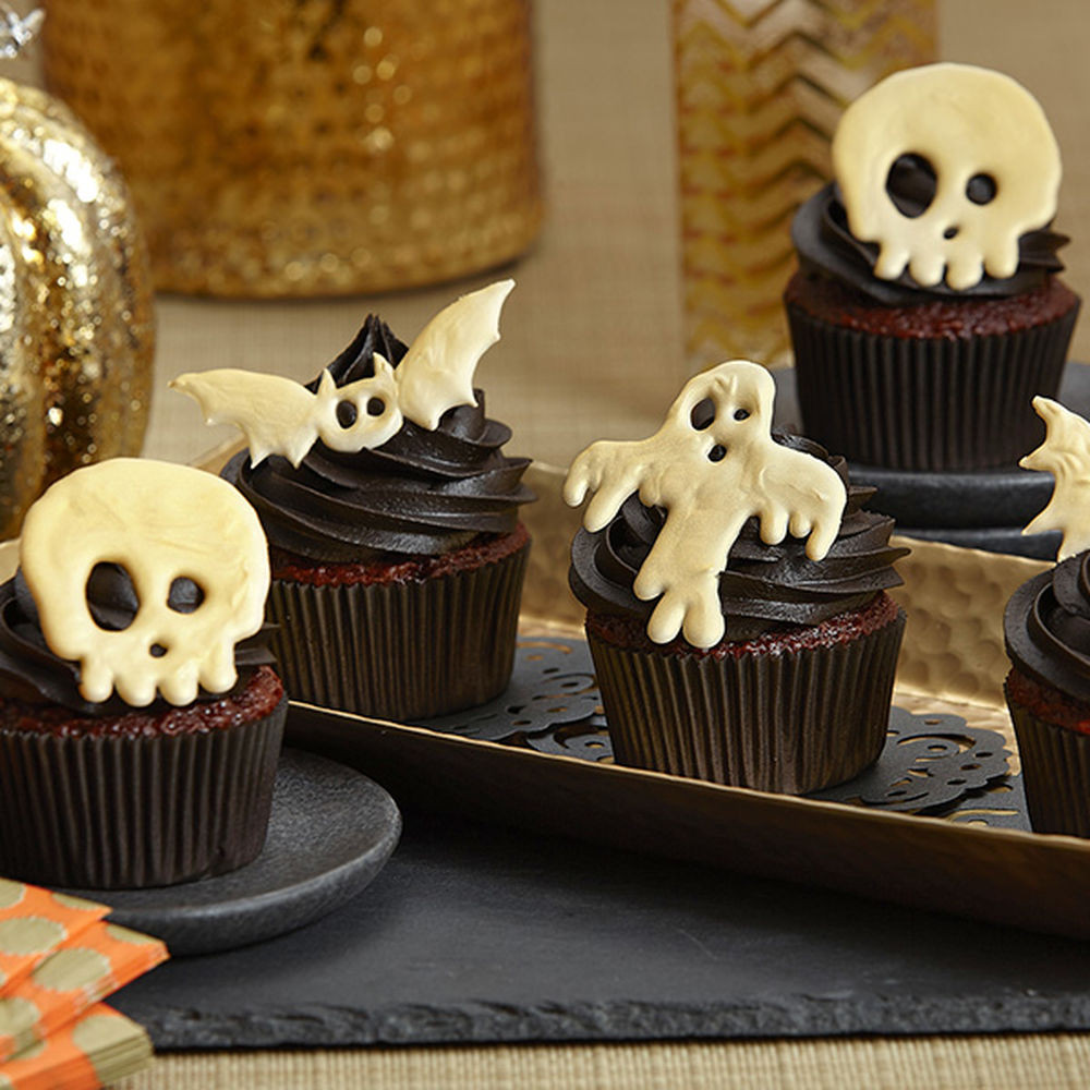 Halloween Cup Cakes
 Candy Creeper Halloween Cupcakes