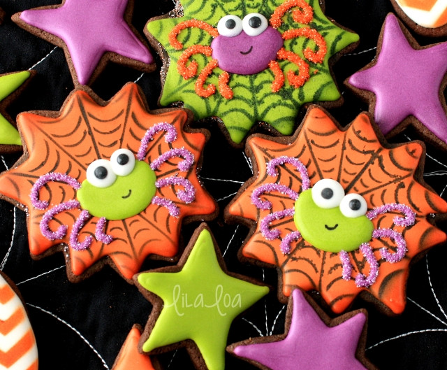 Halloween Decorated Cookies
 How to Make Decorated Halloween Spider and Spiderweb