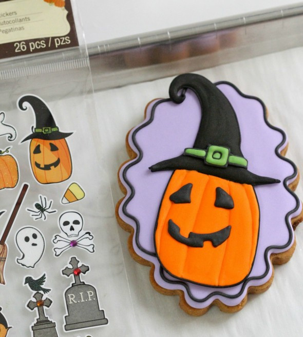 Halloween Decorated Cookies
 Can you use anything besides egg whites or meringue powder
