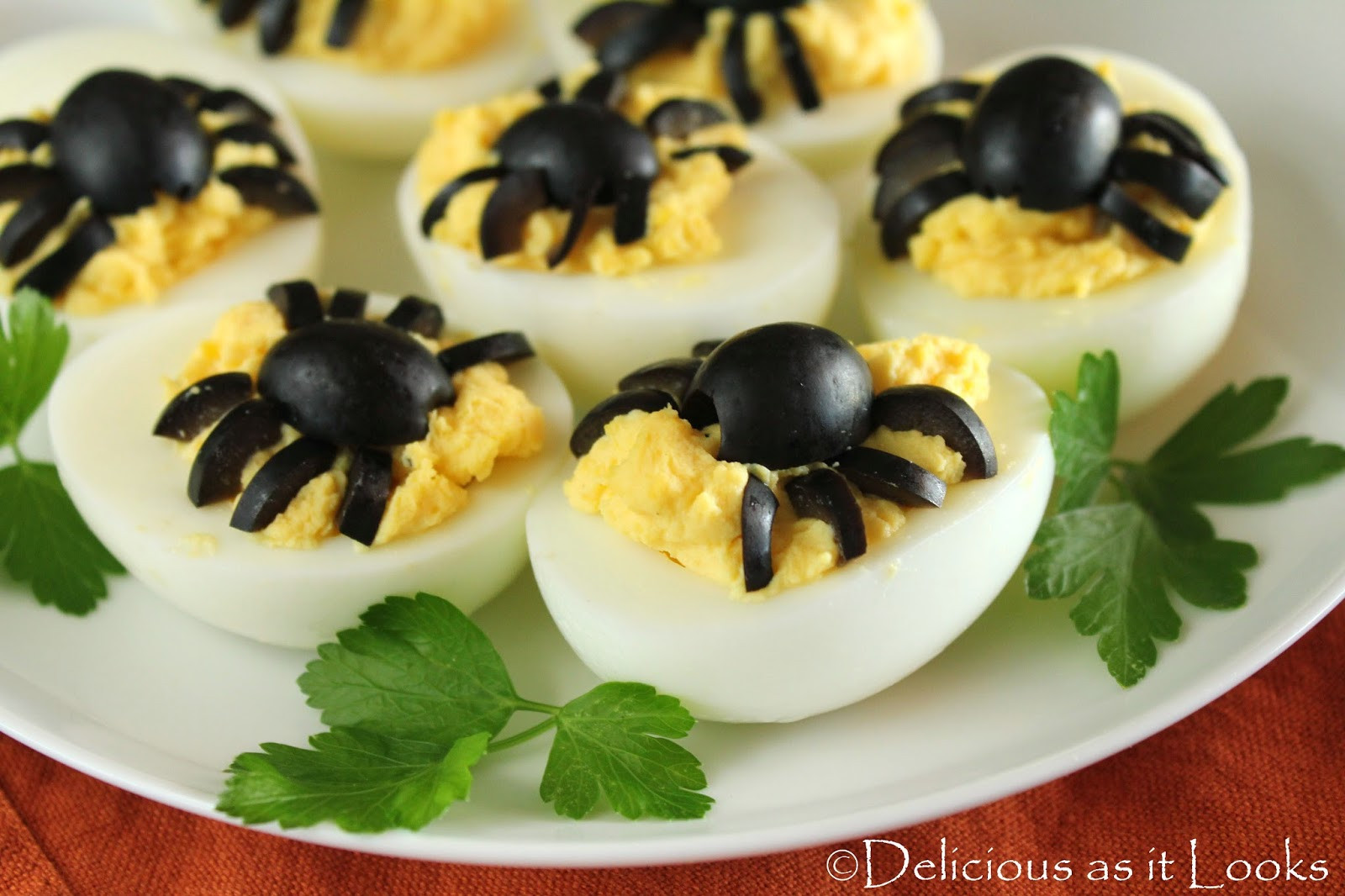 Halloween Deviled Eggs Recipes
 Halloween Spooky Spider Deviled Eggs Delicious as it Looks
