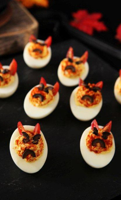 Halloween Deviled Eggs Recipes
 30 Creative Deviled Egg And Hard Boiled Egg Holiday Ideas