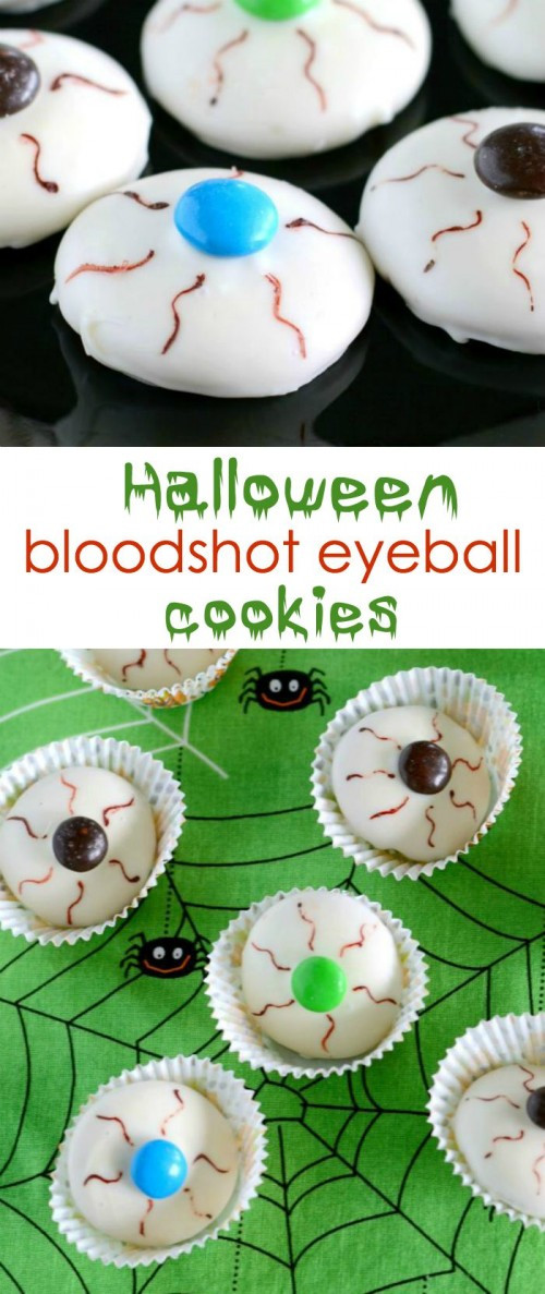 Halloween Eyeball Cookies
 Over 60 Spooktacular Halloween Ideas Eighteen25
