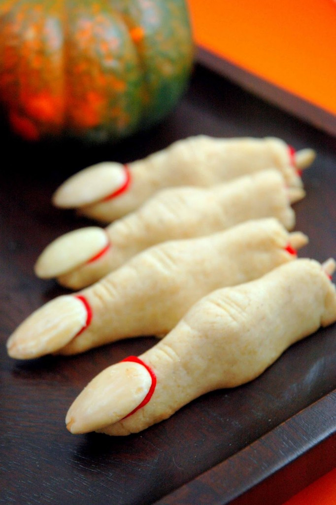 Halloween Finger Cookies
 A Dash of passion Halloween finger food