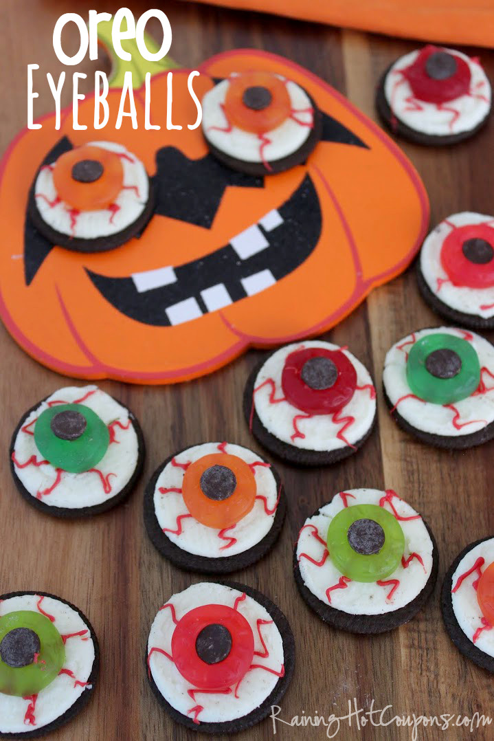 Halloween Party Cookies
 Oreo Eyeballs Halloween Recipe
