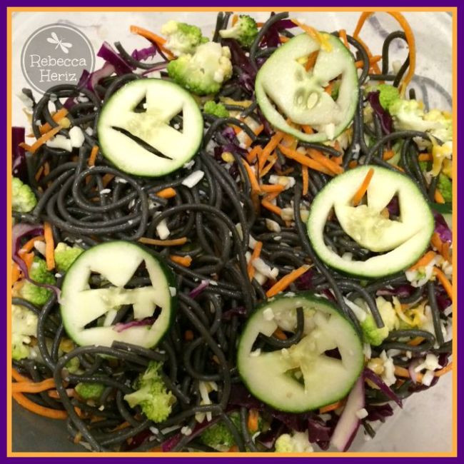 Halloween Pasta Salad
 Sugar Free Halloween Buffet Party