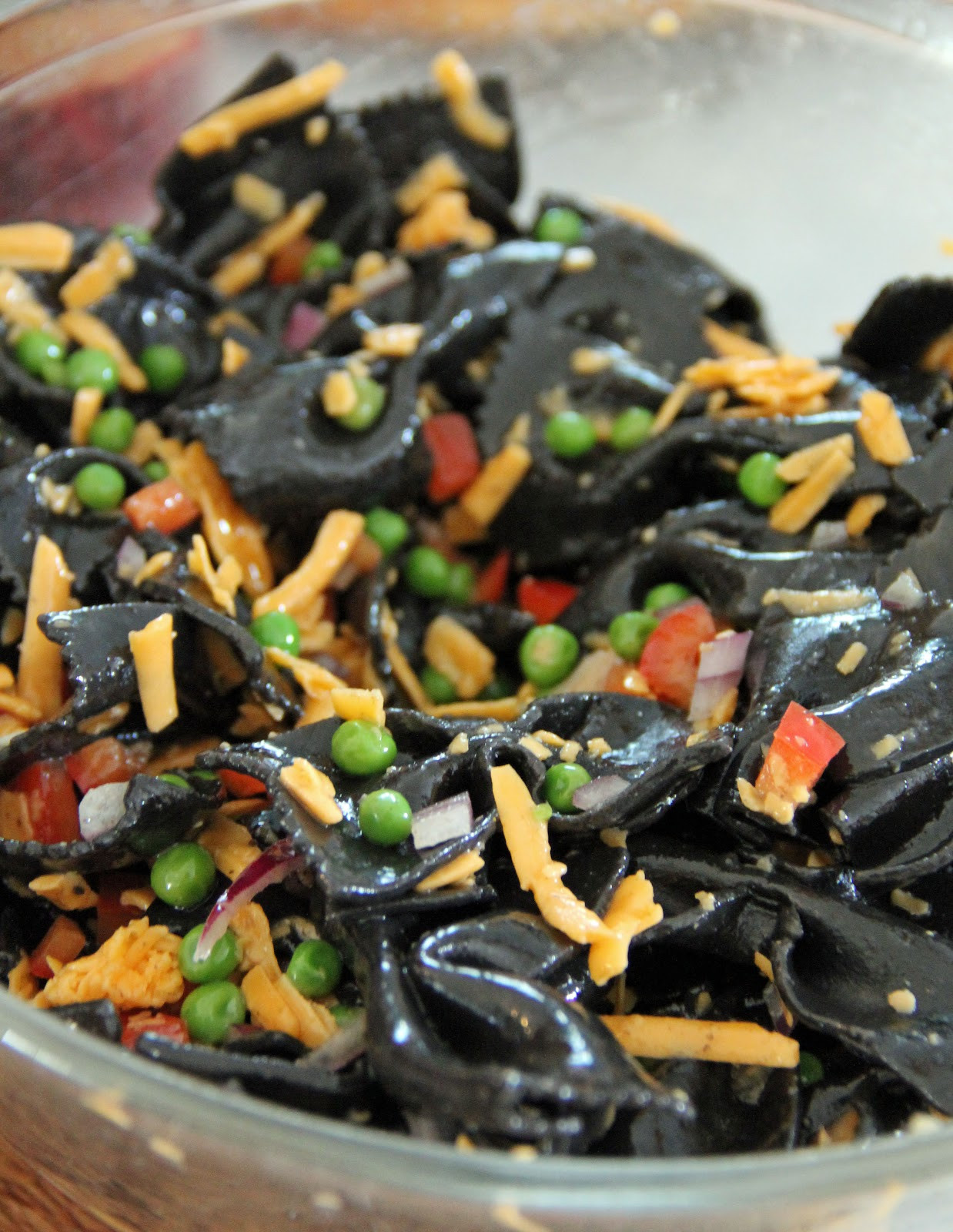 Halloween Pasta Salad
 Jo and Sue Halloween Dinner 2012