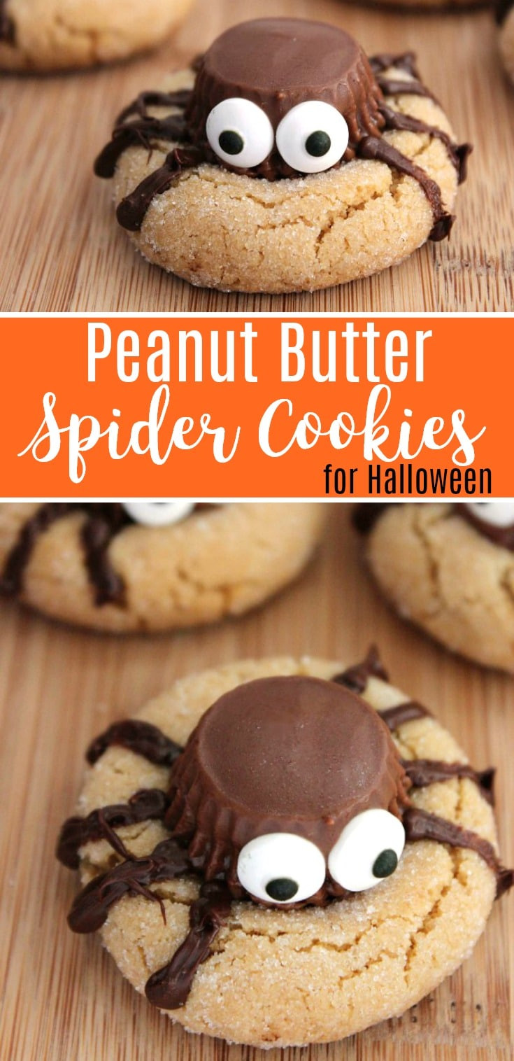 Halloween Peanut Butter Cookies
 Halloween Peanut Butter Spider Cookies Recipe
