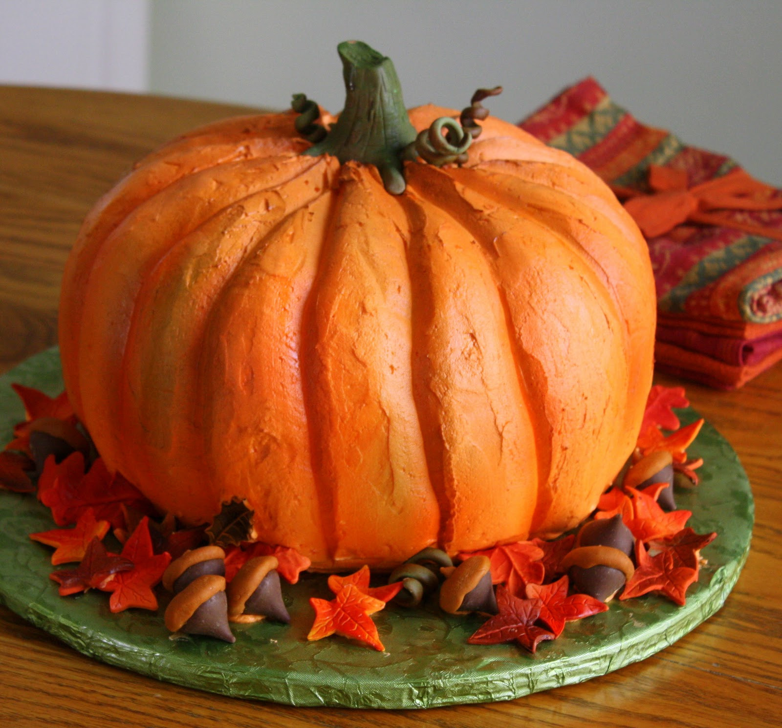 Halloween Pumpkin Cake
 Jane s Sweets & Baking Journal The Cake that Thinks it s