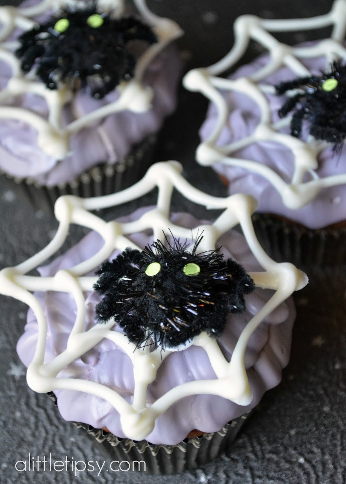 Halloween Spider Cupcakes
 Halloween Spider Cupcakes 12monthsofmartha A Little Tipsy