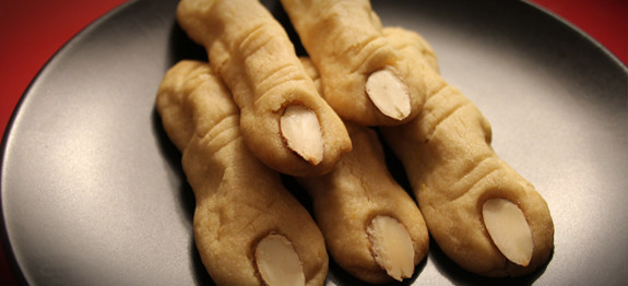 Halloween Sugar Cookies Fingers
 Severed Finger Lemon Sugar Cookies – Plant Based on a Bud