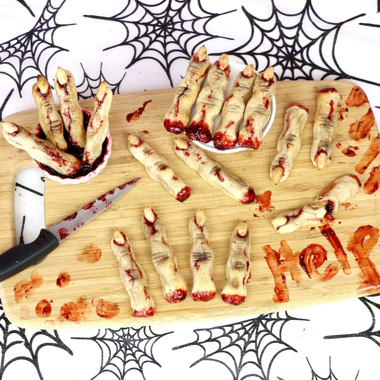 Halloween Sugar Cookies Fingers
 VIDEO Halloween Severed Finger Sugar Cookies The