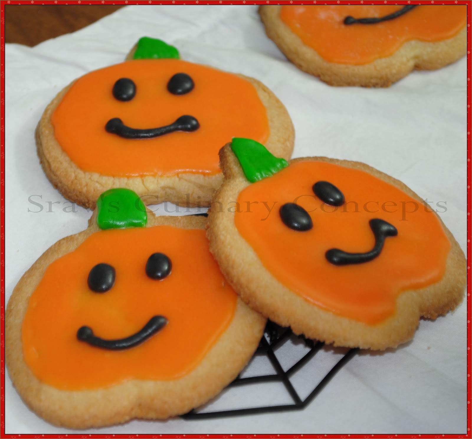 Halloween Sugar Cookies
 Srav s Culinary Concepts Halloween Sugar Cookies with