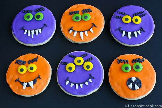 Halloween Sugar Cookies Walmart
 Eye popping sugar cookies using Wilton Spooky Candy
