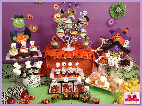 Halloween Themed Desserts
 Party Feature Halloween Themed Dessert Table