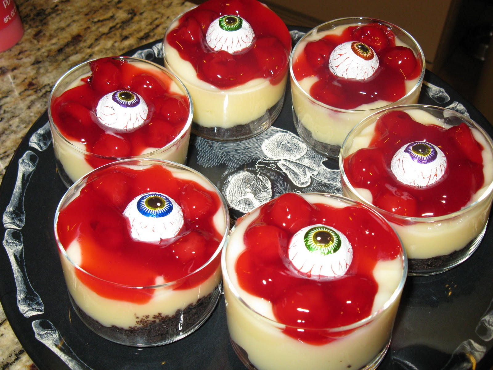 Halloween Themed Desserts
 What You Make it Day 27 of 31 Spooktacular Blood and