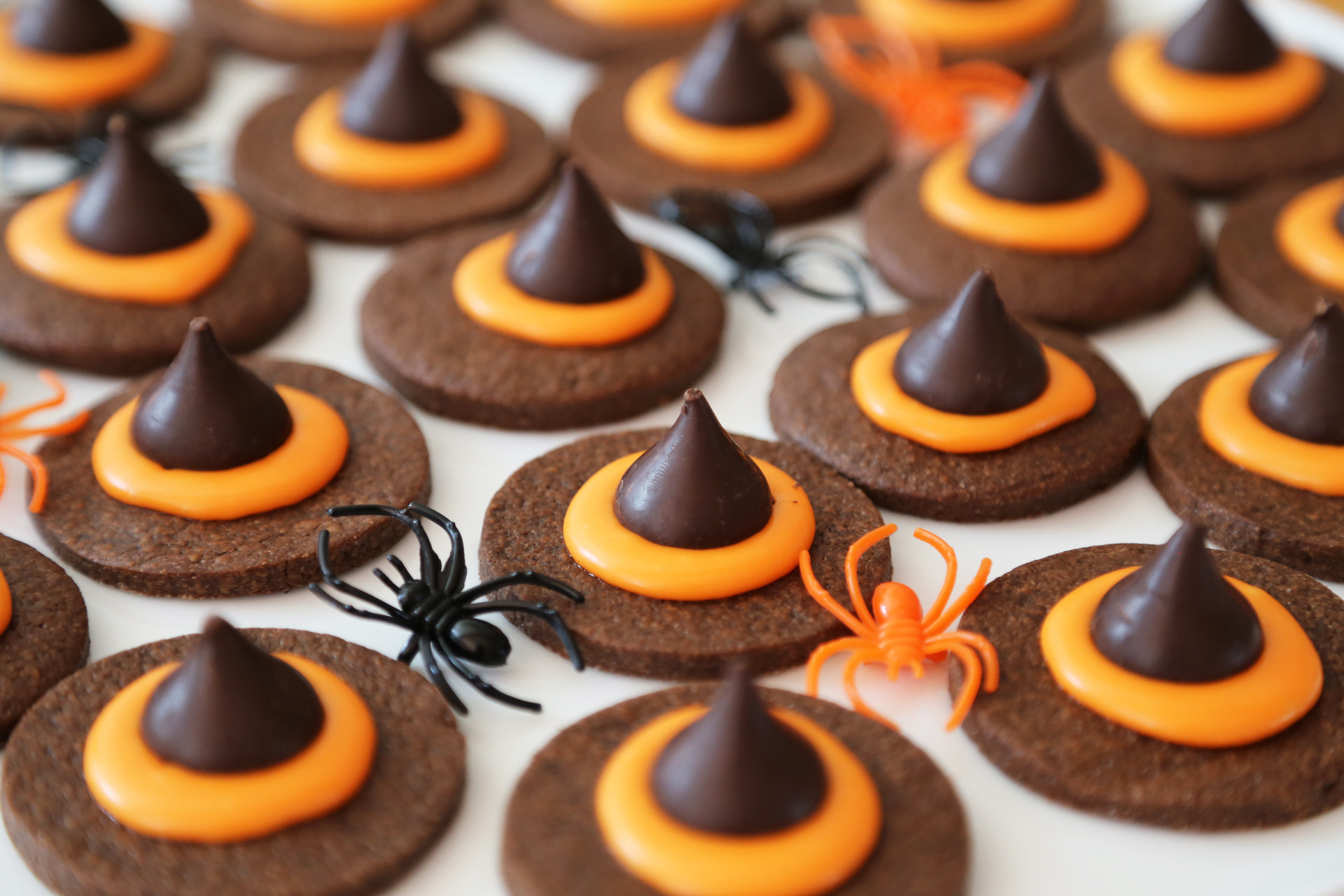 Halloween Witches Hats Cookies
 Halloween Chocolate Wicked Witch Hat Cookies