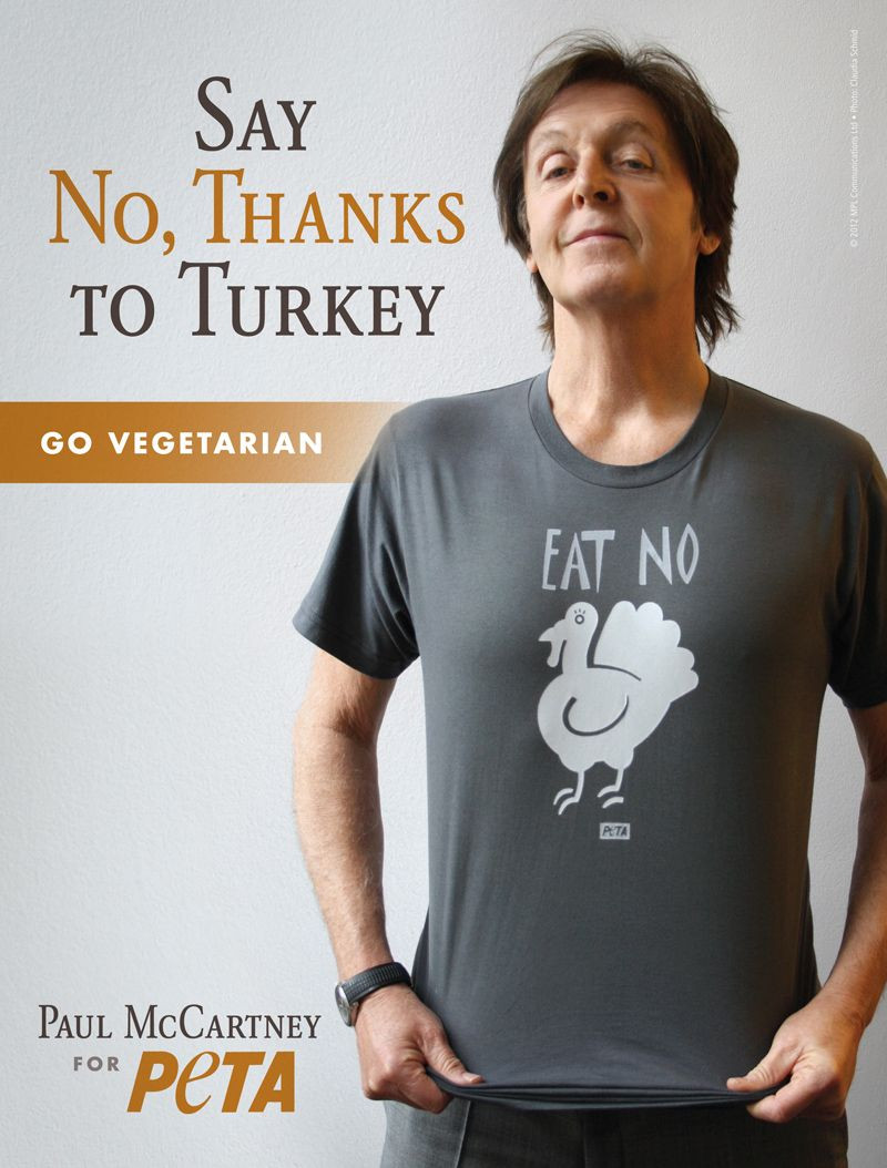 Happy Thanksgiving Vegetarian
 Paul McCartney Is Cooking These Delicious Recipes This