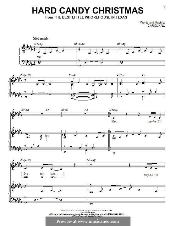Hard Candy Christmas Chords
 Hard Candy Christmas by C Hall sheet music on MusicaNeo