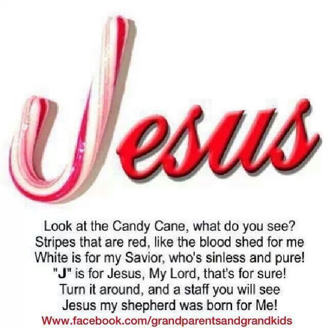 Hard Candy Christmas Meaning
 Candy cane J is for Jesus Christmas Pinterest