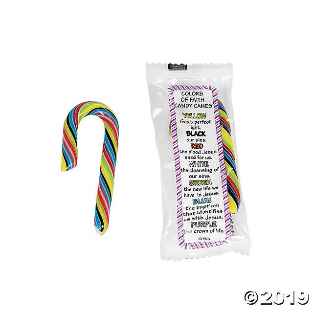 Hard Candy Christmas Meaning
 Mini Colors of Faith Candy Canes