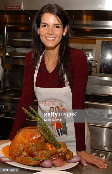 Harmons Thanksgiving Dinner
 Angie Harmon Stock s and