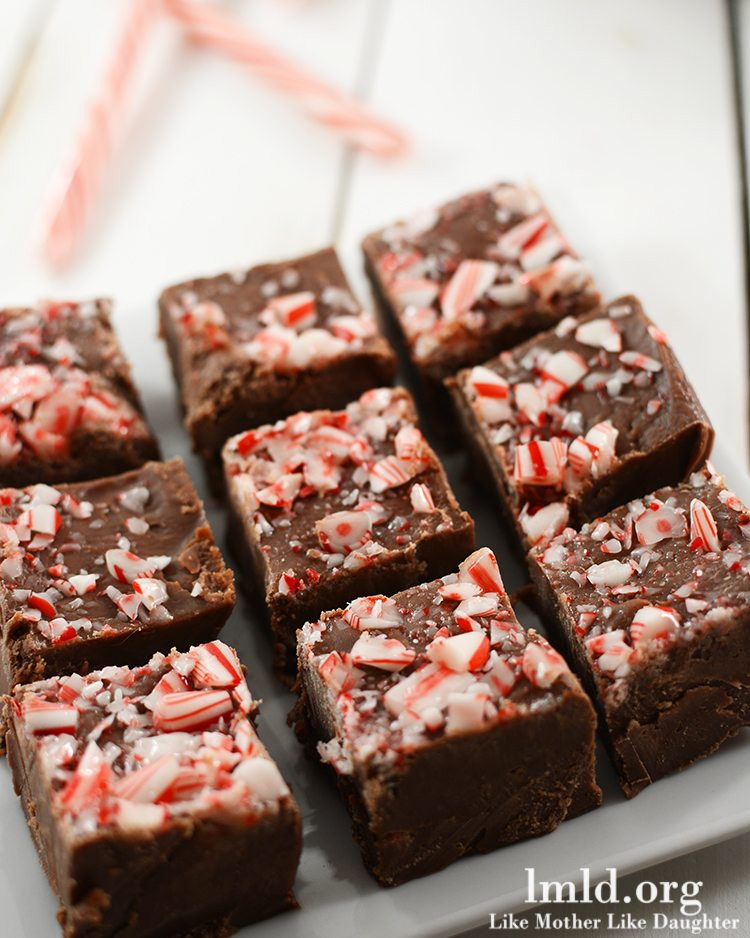 Holiday Fudge Recipes Christmas
 Peppermint Fudge Like Mother Like daughter