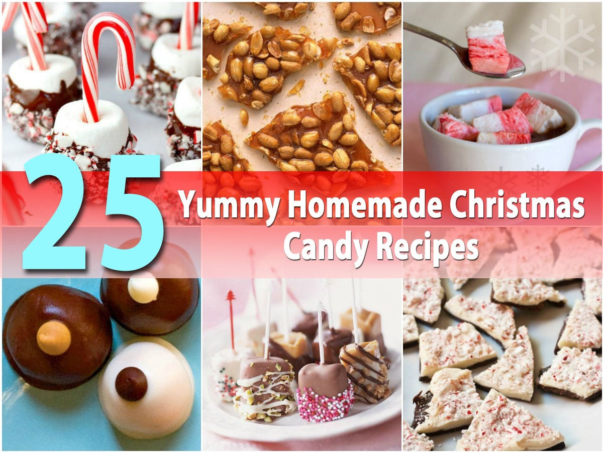 Homemade Christmas Candy
 25 Yummy Homemade Christmas Candy Recipes DIY & Crafts