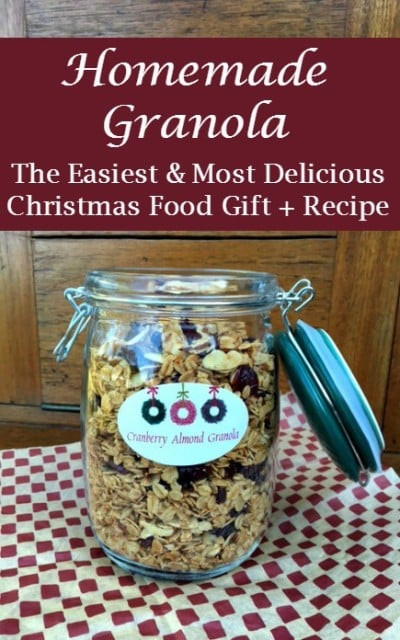 Homemade Christmas Food Gifts
 Granola The Easiest and Most Delicious Christmas Food Gift