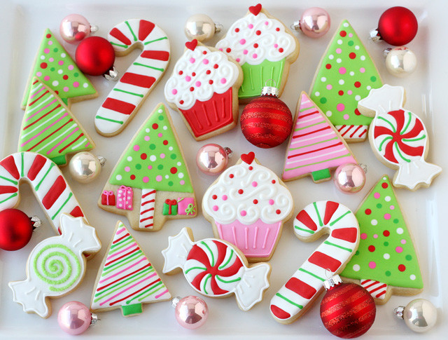 Iced Christmas Cookies
 Decorated Christmas Cookies – Glorious Treats