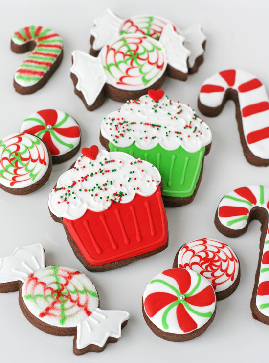 Iced Christmas Cookies
 Decorated Christmas Cookies – Glorious Treats
