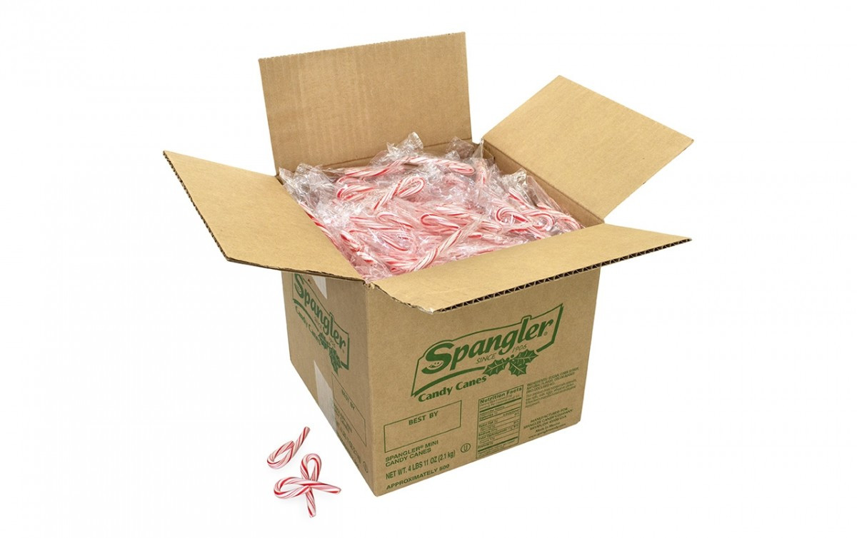 Individually Wrapped Christmas Candy
 SPANGLER Individually Wrapped Mini Peppermint Candy Canes