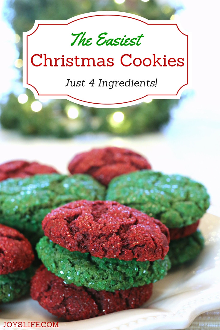Ingredients For Christmas Cookies
 The Easiest Christmas Cookies Ever Just 4 Ingre nts