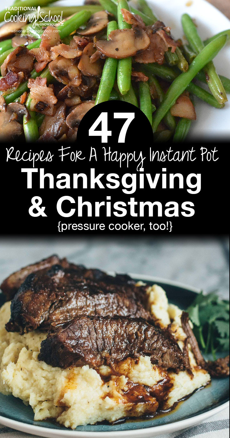 Instant Pot Thanksgiving Recipes
 47 Healthy Instant Pot Holiday Recipes pressure cooker too 