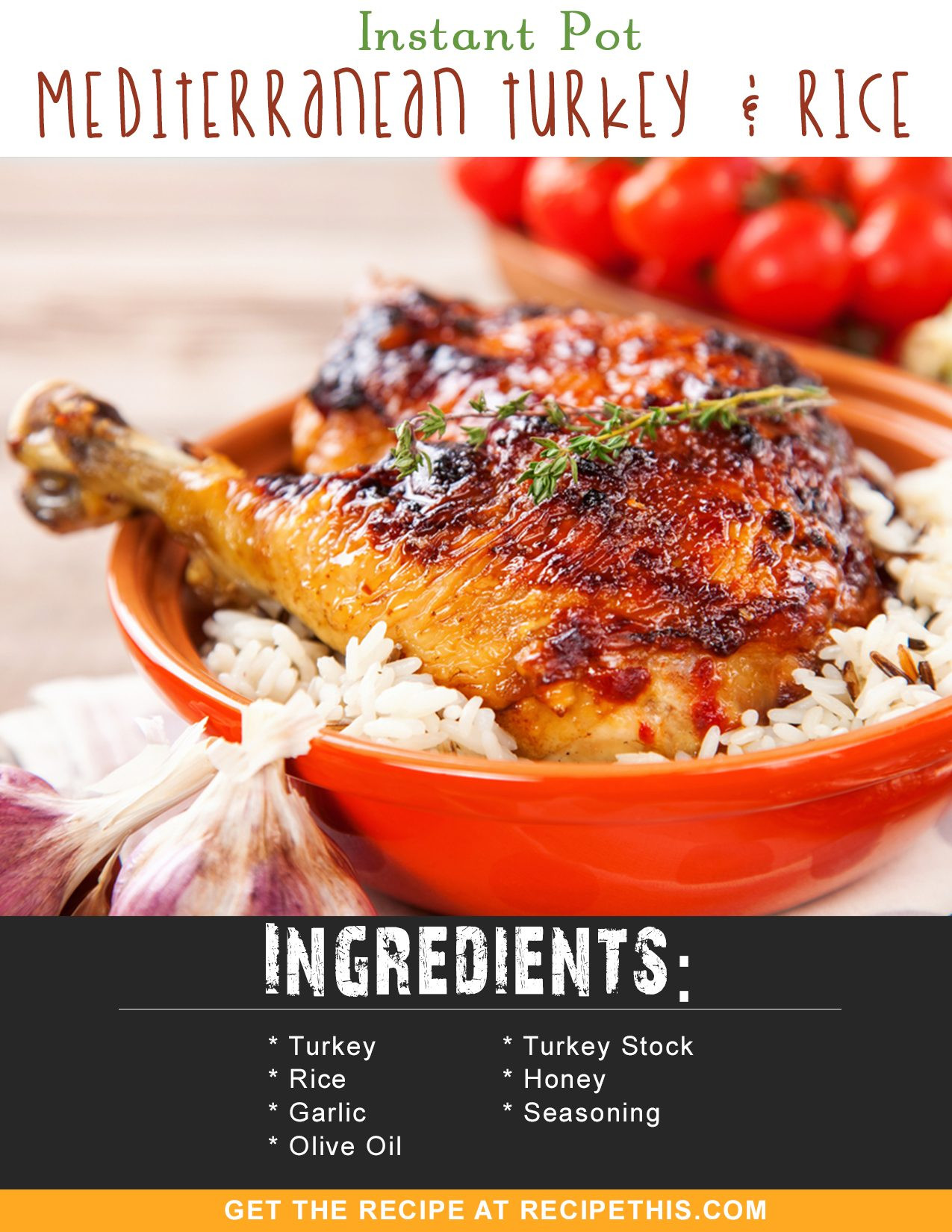 Instant Pot Thanksgiving Recipes
 Instant Pot Mediterranean Turkey & Rice