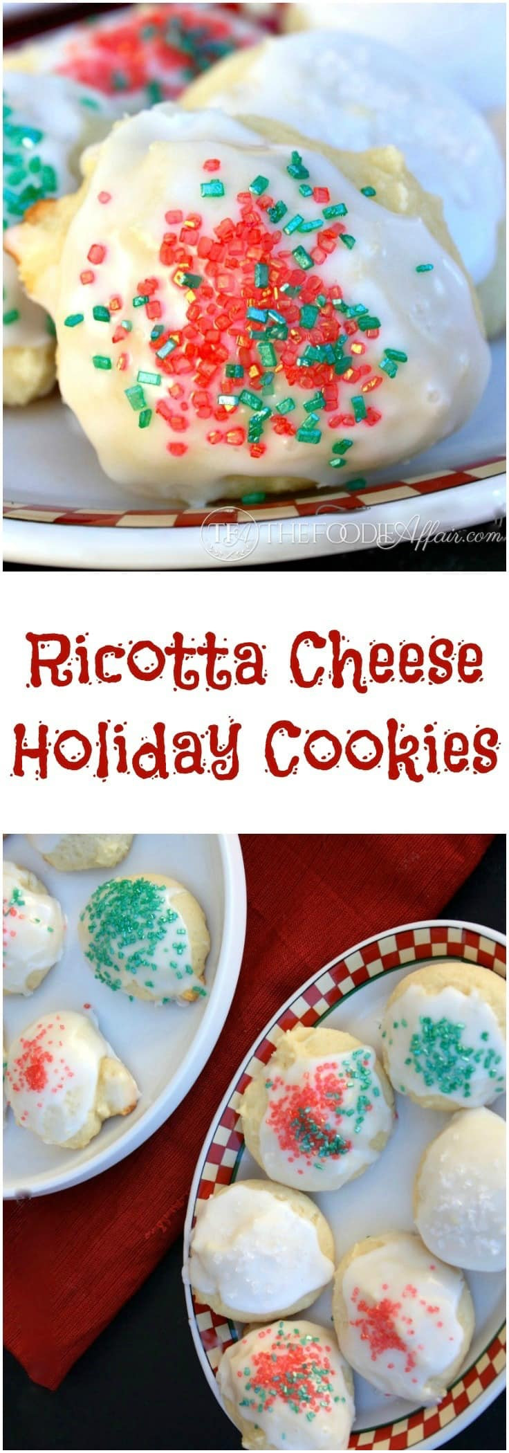 Italian Christmas Cookies Ricotta Cheese
 Ricotta Cheese Holiday Cookies
