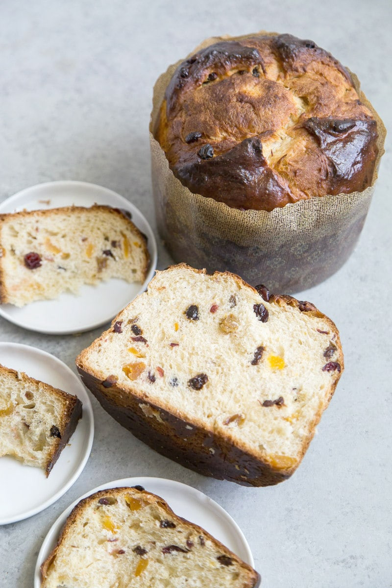 Italian Sweet Bread Loaf Made For Christmas
 Panettone Recipe Girl