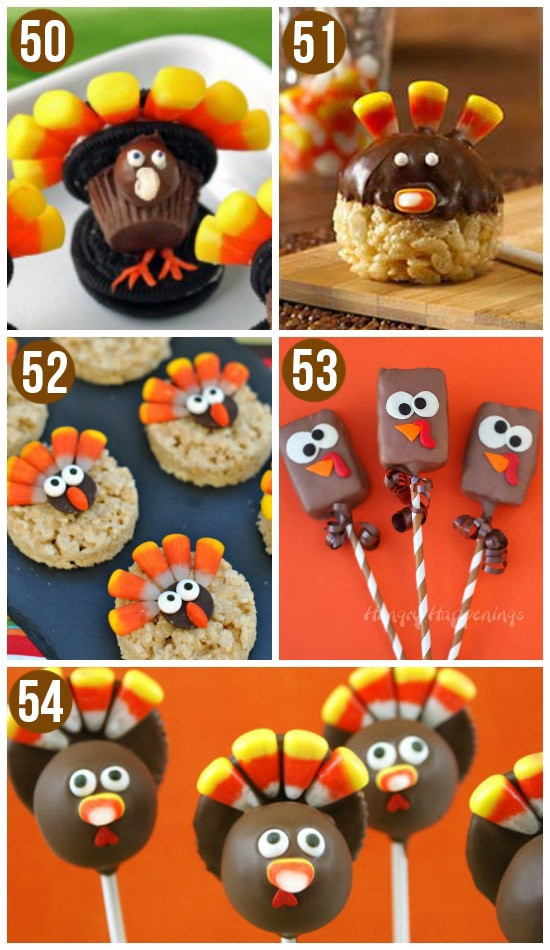 Kids Thanksgiving Desserts
 50 Turkey Treats Fun Thanksgiving Food Ideas