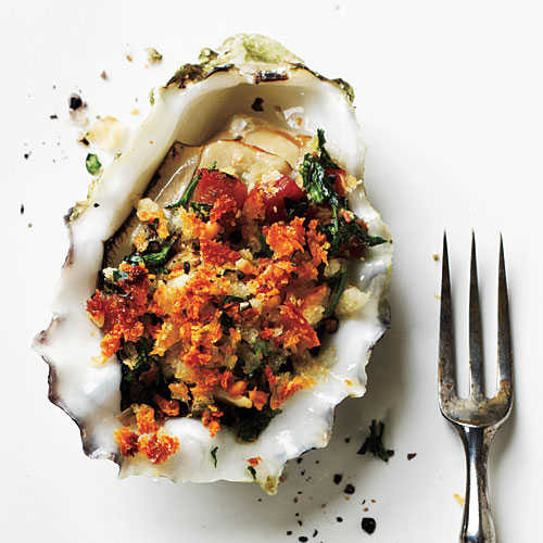 Light Thanksgiving Appetizers
 Roasted Oysters with Pancetta and Breadcrumbs 100 Ideas