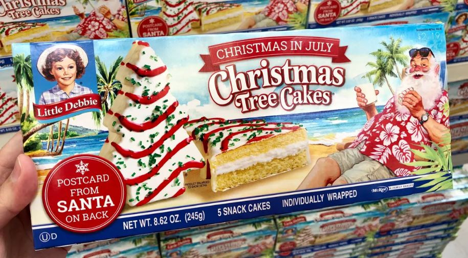 Little Debbie Christmas Cakes
 Little Debbie Christmas Tree Cakes are available for