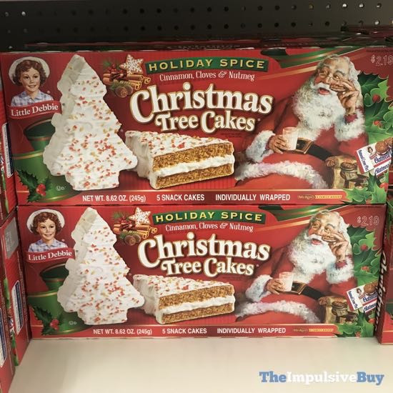 Little Debbie Christmas Tree Cakes
 SPOTTED ON SHELVES Little Debbie Holiday Spice Christmas