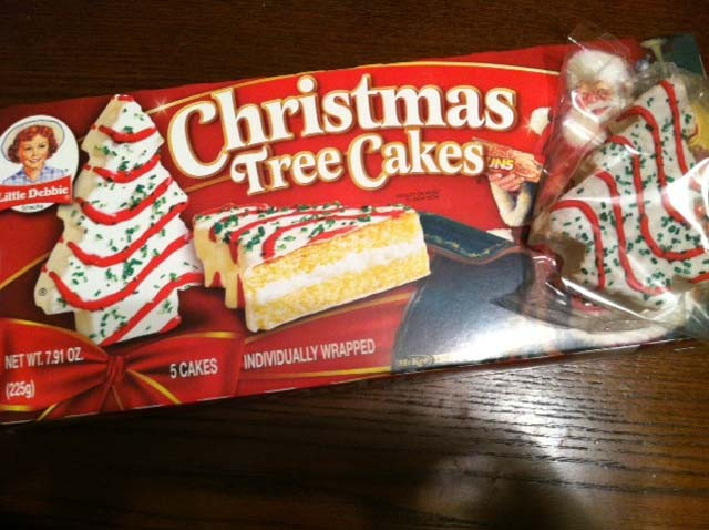 Little Debbies Christmas Tree Cakes
 Pineapple Pete 1st Day of Christmas