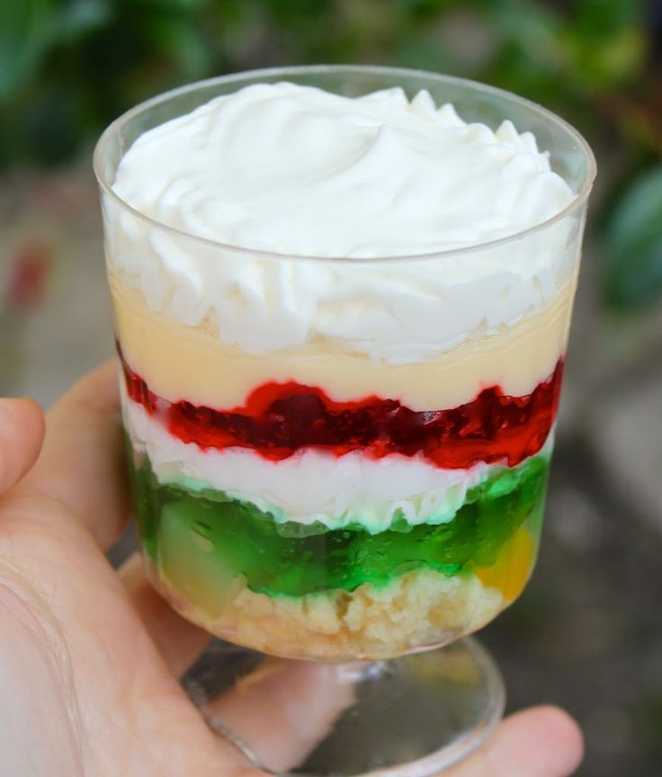 Make Ahead Christmas Desserts
 Christina’s Individual English Trifles…Easy Impressive