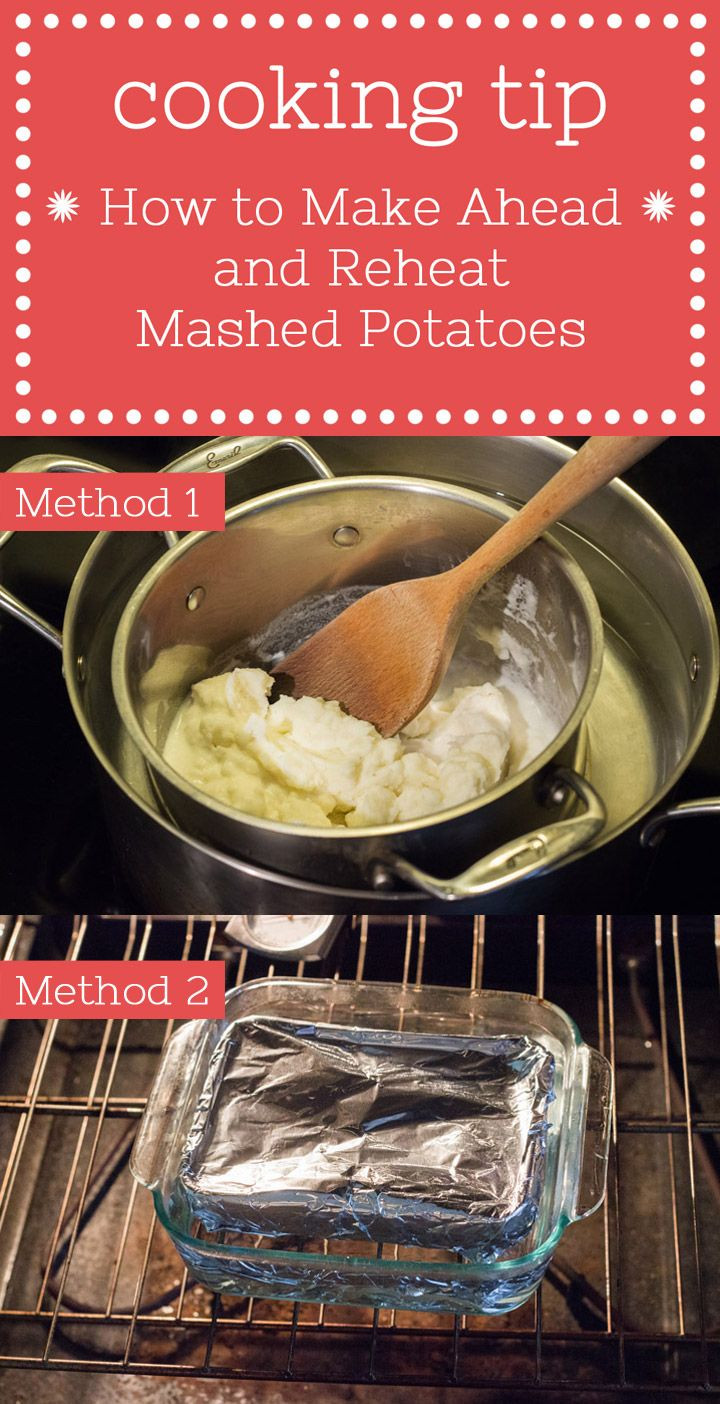 Make Ahead Mashed Potatoes Thanksgiving
 Tip How to Make Ahead and Reheat Mashed Potatoes